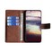 Case cover For Sony Xperia L1 Skin Feel Crocodile Texture Magnetic Clasp PU Leather Phone Case(Brown)
