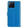 Case cover For Xiaomi 13T 5G Glitter Powder Flip Leather Phone Case(Blue)