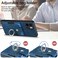 Case cover For Xiaomi Redmi A1 Retro Skin-feel Ring Card Wallet Phone Case(Blue)
