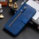 Case cover For Xiaomi Redmi A3 Fashion Calf Texture Zipper Leather Phone Case(Blue)