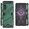 Case cover For Xiaomi Redmi K40 Gaming Punk Armor 2 in 1 PC + TPU Shockproof Case with Invisible Holder(Green)