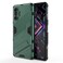 Case cover For Xiaomi Redmi K40 Gaming Punk Armor 2 in 1 PC + TPU Shockproof Case with Invisible Holder(Green)