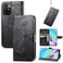 Case cover Butterfly Love Flowers Embossed Horizontal Flip Leather Case with Holder &amp; Card Slots &amp; Wallet &amp; Lanyard For Xiaomi Redmi 10(Black)