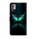 Case cover For Xiaomi Redmi Note 10 5G Crystal 3D Shockproof Protective Leather Phone Case(Reflection Dutterfly)