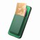 Case cover For Xiaomi Redmi Turbo 3 5G Retro Magsafe Card Bag PU Back Cover Phone Case(Green)