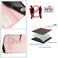 Case cover For Xiaomi Redmi Note 10 Pro 4G Cat Rat Embossed Pattern RFID Leather Phone Case with Lanyard(Pink)