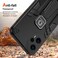 Case cover For Xiaomi Poco F5 5G Shockproof Holder Phone Case(Black)