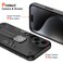 Case cover For Xiaomi Poco F5 5G Shockproof Holder Phone Case(Black)
