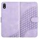 Case cover For Xiaomi Redmi 7A YX0060 Elephant Head Embossed Phone Leather Case with Lanyard(Light Purple)