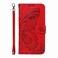 Case cover For Xiaomi Redmi Note 8 Pro Swallowtail Butterfly Embossed Leather Phone Case(Red)