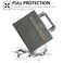 Case cover For iPad Pro 13 2024 Zipper Handle Retro Smart Leather Tablet Case(Grey)