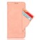 Case cover For Xiaomi Redmi Note 13 Pro 4G Global Skin Feel Calf Texture Card Slots Leather Phone Case(Pink)
