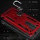 Case cover For Xiaomi Redmi Note 8 Pro Armor Shockproof TPU + PC Protective Case with 360 Degree Rotation Holder(Red)