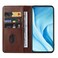Case cover For Xiaomi Mi 11 Lite 4G / 5G Magnetic Closure Leather Phone Case(Brown)