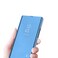 Case cover For Xiaomi Redmi Note9 Pro/Note9 Pro Max/Note 9S Plated Mirror Horizontal Flip Leather Case with Holder(Silver)