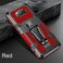 Case cover For Xiaomi Poco X3 / Poco X3 FNC / X3 Pro Armor Warrior Shockproof PC + TPU Protective Case(Red)