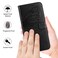 Case cover For Xiaomi Redmi Note 7/Note 7S/Note 7 Pro Embossed Butterfly Leather Phone Case(Black)