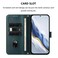 Case cover For Xiaomi Civi 3 5G Line Splicing Buckle Retro Leather Phone Case(Dark Green)