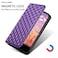Case cover For Xiaomi Black Shark 4 Cubic Grid Texture Flip Leather Phone Case(Purple)