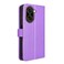Case cover For Redmi A5 4G 173.3mm Diamond Texture Leather Phone Case(Purple)