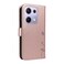 Case cover For Xiaomi Poco M6 Pro 4G Global Dandelion Embossed Pattern Flip Leather Phone Case(Rose Gold)