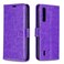 Case cover For Xiaomi Mi 9 Lite / CC9 Crazy Horse Texture Horizontal Flip Leather Case with Holder &amp; Card Slots &amp; Wallet &amp; Photo Frame(Purple)