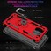 Case cover For Xiaomi Poco X3 NFC Shockproof TPU + PC Protective Case with 360 Degree Rotating Holder(Red)
