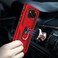 Case cover For Xiaomi Poco X3 NFC Shockproof TPU + PC Protective Case with 360 Degree Rotating Holder(Red)