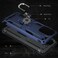 Case cover For Xiaomi Mi 11 Lite 5G Shockproof TPU + PC Protective Case with 360 Degree Rotating Holder(Blue)
