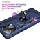 Case cover For Xiaomi Mi 11 Lite 5G Shockproof TPU + PC Protective Case with 360 Degree Rotating Holder(Blue)