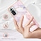 Case cover For Xiaomi Redmi Note 10 Pro / 10 Pro Max Electroplating Marble Pattern Dual-side IMD TPU Shockproof Case(Rose Gold 005)