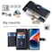 Case cover For Xiaomi Redmi Note 13 Pro+ 5G Sheep Texture Cross-body Zipper Wallet Leather Phone Case(Black)