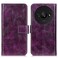Case cover For Xiaomi Redmi A3 Retro Crazy Horse Texture Leather Phone Case(Purple)