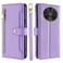 Case cover For Xiaomi Redmi A3 4G Sheep Texture Cross-body Zipper Wallet Leather Phone Case(Purple)
