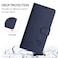 Case cover For Xiaomi 13 Ultra Cat Rat Embossed Pattern RFID Leather Phone Case with Lanyard(Blue)