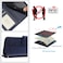 Case cover For Xiaomi 13 Ultra Cat Rat Embossed Pattern RFID Leather Phone Case with Lanyard(Blue)
