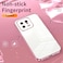 Case cover For Xiaomi 13 Transparent Plating Fine Hole Phone Case(Silver)