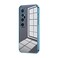Case cover For Xiaomi Mi 10 Ultra Transparent Plating Fine Hole Phone Case(Blue)