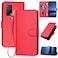 Case cover For Xiaomi 10T 5G / 10T Pro 5G / Redmi K30S YX0070 Carbon Fiber Buckle Leather Phone Case with Lanyard(Red)