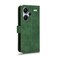 Case cover For Xiaomi Redmi Note 13 Pro+ Skin Feel Magnetic Flip Leather Phone Case(Green)