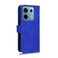 Case cover For Xiaomi Redmi Note 13 Pro 5G Skin Feel Magnetic Flip Leather Phone Case(Blue)