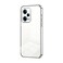 Case cover For Xiaomi Redmi Note 12 Pro 5G Transparent Plating Fine Hole Phone Case(Silver)