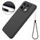 Case cover For Xiaomi Redmi  Note 13 Pro 5G Global/Poco X6 5G Solid Color Liquid Silicone Dropproof Full Coverage Phone Case(Black)