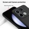 Case cover For Xiaomi Redmi  Note 13 Pro 5G Global/Poco X6 5G Solid Color Liquid Silicone Dropproof Full Coverage Phone Case(Black)