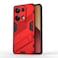 Case cover For Xiaomi Redmi Note 13 Pro 4G Global Punk Armor 2 in 1 PC + TPU Phone Case with Holder(Red)