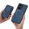 Case cover For Xiaomi Redmi Note 13 Pro+ Retro Splitable Magnetic Stand Card Bag Leather Phone Case(Blue)