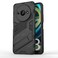 Case cover For Xiaomi Redmi A3 4G Global Punk Armor 2 in 1 PC + TPU Phone Case with Holder(Black)