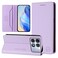 Case cover For Redmi K70 Ultra 5G Global RC01 Dual-Folded Magnetic Suction RFID Leather Phone Case(Light Purple)