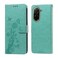 Case cover For Redmi A5 4G 173.3mm Embossed Butterfly Flowers Leather Phone Case(Green)
