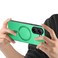 Case cover For Redmi Turbo 4 Solid Color Retro Magsafe PU Back Cover Phone Case(Green)